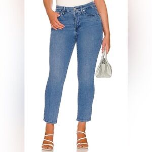 NWT Good American Good Straight With Split Back Pockets in Indigo127 size 16